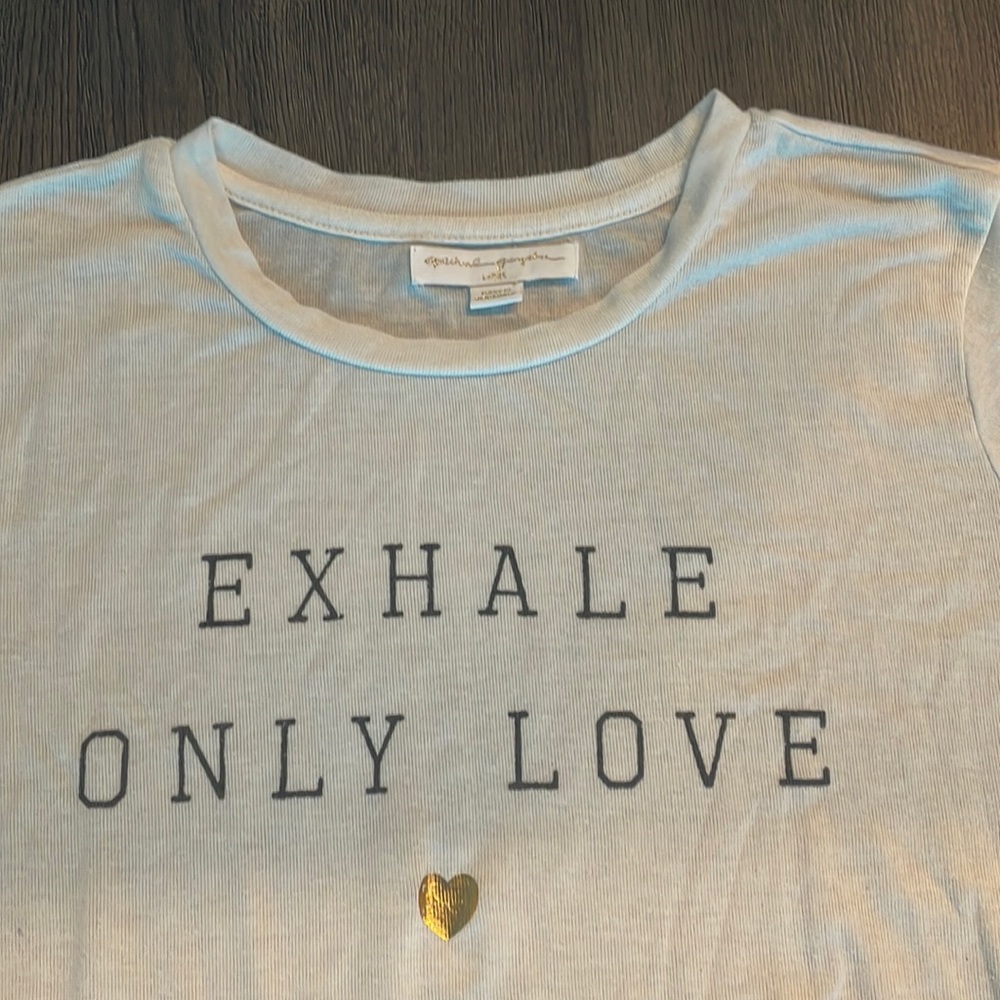 SPIRITUAL GANGSTER “Exhale Only Love” T-shirt Size Large